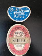 2 oude etiketten Stella Artois., Ophalen of Verzenden, Stella Artois
