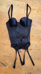 Influx Corset zwart FR85/EU70/UK32 B, Kleding | Dames, INFLUX, Ophalen of Verzenden, Zwart, Body of Korset