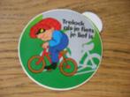 Oude Sticker Trelock als je fiets je lief is , Verzamelen, Stickers, Nieuw, Ophalen of Verzenden, Merk