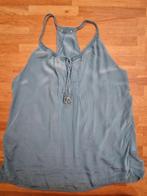 Haut bleu claire avec des perles, Kleding | Dames, Bodywarmers, Ophalen, Zo goed als nieuw, Blauw