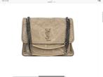 Saint Laurent Niki medium blanc vintage dames tas, Ophalen of Verzenden, Zo goed als nieuw, Wit