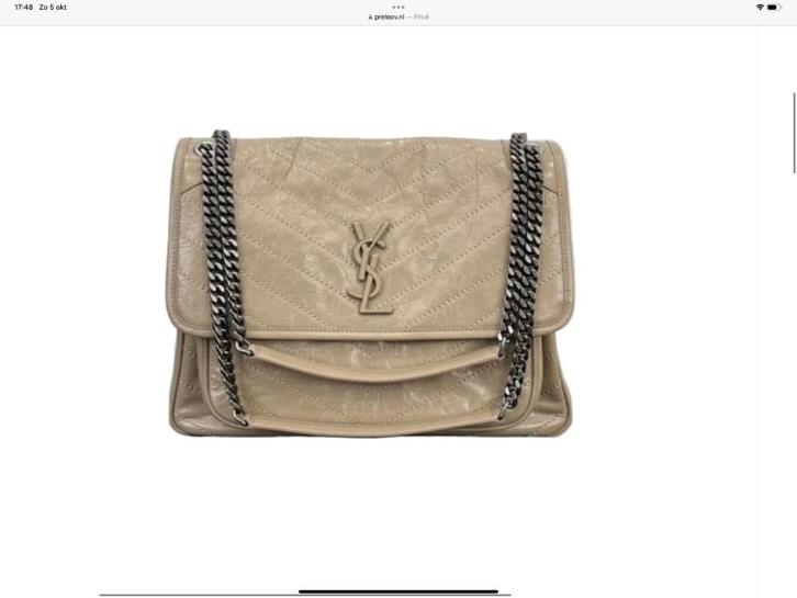 Saint Laurent Niki medium blanc vintage dames tas, Handtassen en Accessoires, Tassen | Damestassen, Zo goed als nieuw, Wit, Ophalen of Verzenden