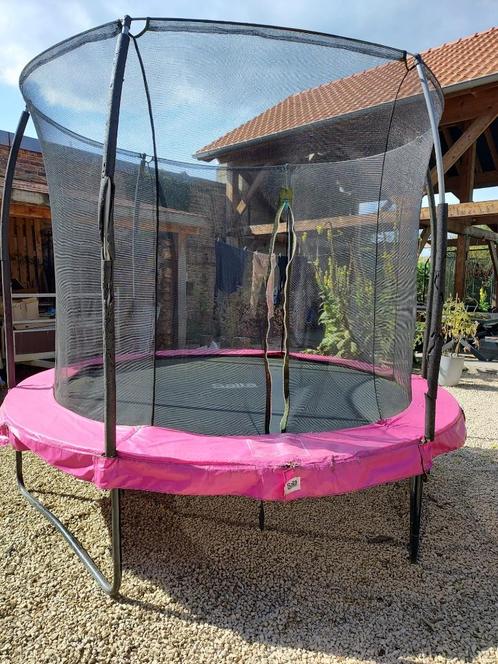 Trampoline avec filet de sécurité - ø 305 cm, Enfants & Bébés, Jouets | Extérieur | Trampolines, Utilisé, Enlèvement