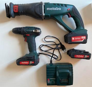 Scie sabre + foreuse 18v Metabo, Enlèvement, Comme neuf