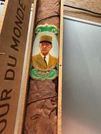 Grote sigaar in houten kistje. Le tour du monde, Verzamelen, Ophalen, Zo goed als nieuw