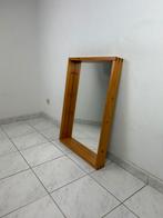Vintage Scandinavische spiegel grenen hout, Ophalen of Verzenden, Zo goed als nieuw, Minder dan 100 cm, Rechthoekig