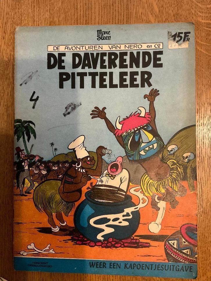 Strip Nero - De daverende Pitteleer - Marc Sleen, Verzamelen, Stripfiguren, Verzenden