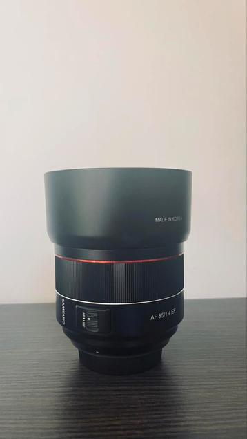 Samyang Prime lens AF 85 f1.4 !!! Canon EF beschikbaar voor biedingen