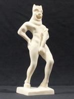 Beeld, Griekse Sculptuur Sater - 21 cm - Marmer, Ophalen of Verzenden