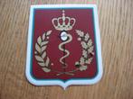 Sticker Militaire Medische Dienst Belgische Defensie 7 X 8, Verzamelen, Ophalen of Verzenden, Nieuw, Overige typen