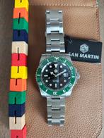 San Martin "Starbucks" NIEUW., Handtassen en Accessoires, Horloges | Heren, Ophalen of Verzenden, Staal, Staal