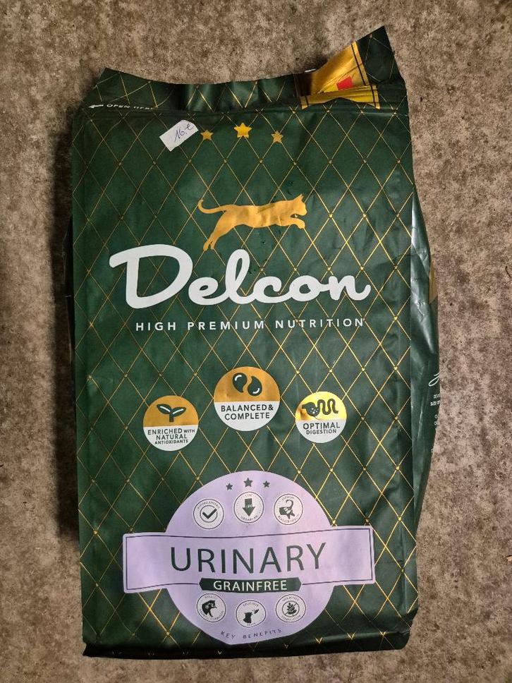 Delcon Urinary 1,75kg kat Geel Brussel Putte, Dieren en Toebehoren, Dierenvoeding, Kat, Ophalen of Verzenden