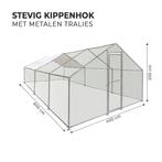 MaxxPet Kippenren Kippenhok 6X3X2, Dieren en Toebehoren, Ophalen, Nieuw