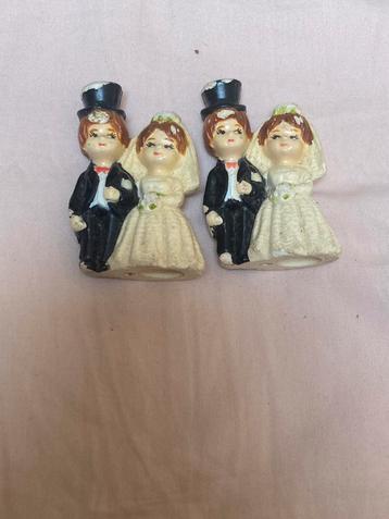 GEWELDIG!!!Vintage beeldje van de bruidegom van de bruiloft  beschikbaar voor biedingen