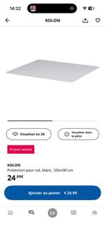 Protection sol IKEA pour chaise de bureau, Maison & Meubles, Armoires | Penderies & Garde-robes, Enlèvement, Comme neuf