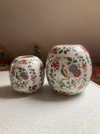 2 magnifiques vases rares en porcelaine de Bavière, Enlèvement ou Envoi