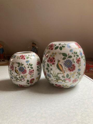 2 magnifiques vases rares en porcelaine de Bavière 