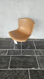 Knoll Bertoia eetkamerstoel – Cowhide cognac leer, Ophalen, Overige kleuren, Modern, functioneel, tijdloos, design, Zo goed als nieuw