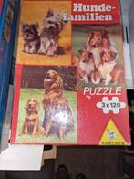 3 puzzels van 120 stuks  honden, Kinderen en Baby's, Speelgoed | Kinderpuzzels, Ophalen of Verzenden, Zo goed als nieuw