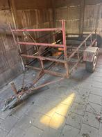 Frame chassis aanhangwagen met wielen rijdbaar, Ophalen, Gebruikt