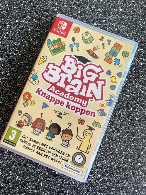 Big Brain Academy: knappe koppen - Nintendo Switch - card, Games en Spelcomputers, Games | Nintendo Switch, Zo goed als nieuw