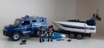 Voiture de police PlayMobil avec bateau - complète, Enfants & Bébés, Jouets | Playmobil, Enlèvement ou Envoi, Comme neuf, Ensemble complet