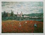 Fraaie reproductie van Monet: Klaprozen bij Vetheuil, Verzenden