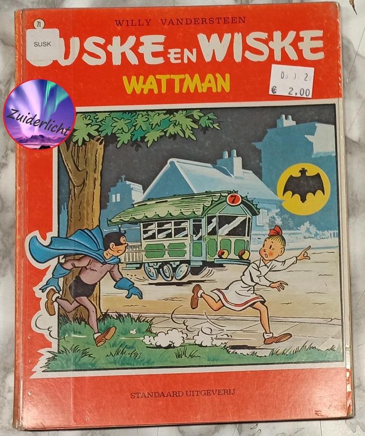 Wattman - Suske en Wiske - strip - hardcover, Boeken, Stripverhalen, Gelezen, Eén stripboek, Ophalen