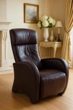 Ledere relax zetel, Huis en Inrichting, Ophalen, Zo goed als nieuw