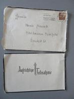 WO2 Oprechte deelname kaart Duitse Soldaat 1942 + envelop, Verzamelen, Verzenden, Overige soorten, Overige typen