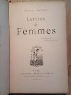 Lettres de femmes Marcel Prévost dédicacé EO 1892, Marcel Prévost, Enlèvement ou Envoi, Utilisé, Europe autre