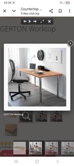 Table en hêtre massif, Maison & Meubles, Enlèvement, Réglable en hauteur