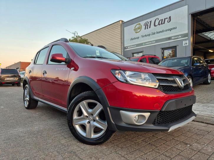 Dacia Sandero Stepway 0.9tce 2015 met 140.000km/Navi/Ac/Pdc, Auto's, Dacia, Bedrijf, Te koop, Sandero, ABS, Airbags, Airconditioning