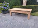 Volledig massief eiken salontafel. Geluchtgomd., Ophalen of Verzenden, Zo goed als nieuw
