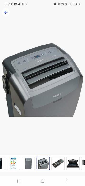 Whirlpool mobiele Airco zwart beschikbaar voor biedingen