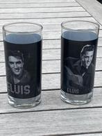 2 glazen Elvis Presley, Ophalen of Verzenden