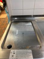 FryTop gaz plaque lisse au chrome poli 400 mm, Electroménager, Tables de cuisson, Enlèvement, Utilisé