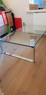 Salontafel, Maison & Meubles, Tables | Tables de salon, Moins de 50 cm, Comme neuf, Verre, Enlèvement