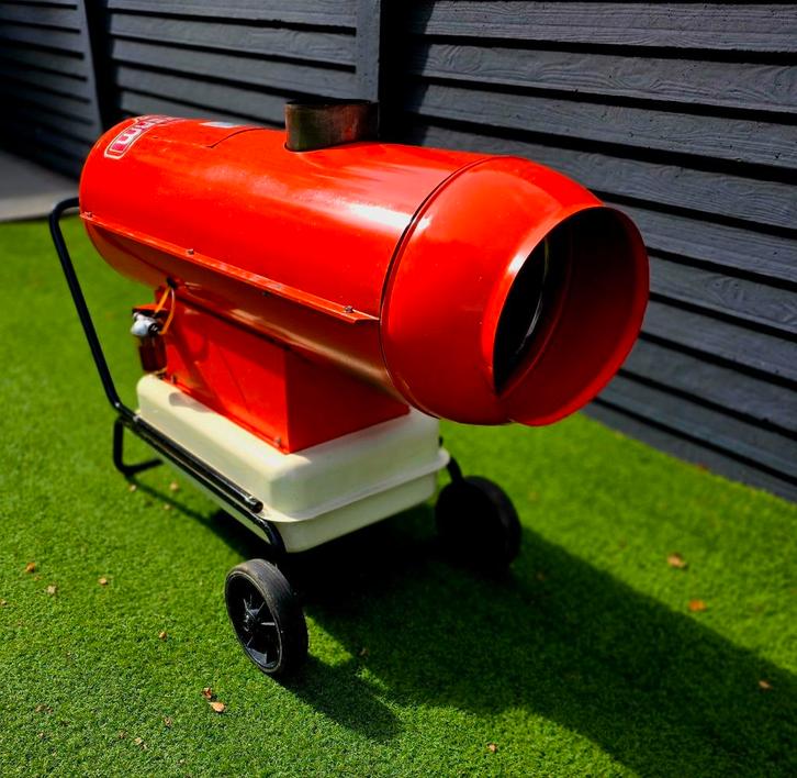 Sial indirect heteluchtkanon groot model met schouw, Doe-het-zelf en Bouw, Verwarming en Radiatoren, Zo goed als nieuw, Ophalen