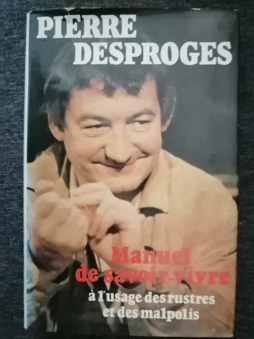 Manuel de savoir vivre de Pierre Desproges, Livres, Humour, Envoi