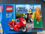 Lego City- brandweermoto- 60000, Kinderen en Baby's, Ophalen of Verzenden, Zo goed als nieuw, Complete set, Lego