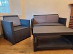 3-delige loungeset voor veranda, terras, wintertuin, kot,..., Tuin en Terras, Ophalen, Overige materialen, Gebruikt, 3 zitplaatsen