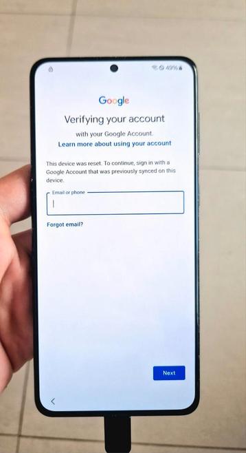 Samsung "Google lock / Frp!" Eraf Halen 100% beschikbaar voor biedingen