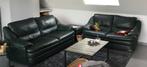 3 zit - 2 zit - poef, Huis en Inrichting, Ophalen, Gebruikt, Leer
