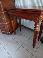 Antiek kaarttafeltje bijzettafel uitklapbare tafel, Antiek en Kunst, Ophalen