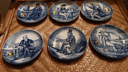 Rares Petites coupelles Boch Delft série complète alcools, Antiek en Kunst, Antiek | Keramiek en Aardewerk, Ophalen of Verzenden