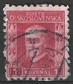 Tsjechoslowakije 1926/1928 - Yvert 219 - Tomas Masaryk (ST), Postzegels en Munten, Postzegels | Europa | Overig, Verzenden, Overige landen