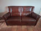 2 zits lederen bank, Huis en Inrichting, Ophalen