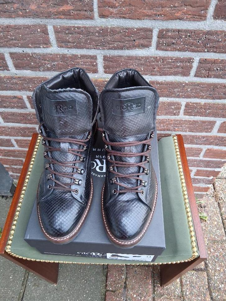 Heren schoenen/boots Giorgio Azzurro Mt44, Vêtements | Hommes, Chaussures, Neuf, Bottes, Noir, Enlèvement ou Envoi