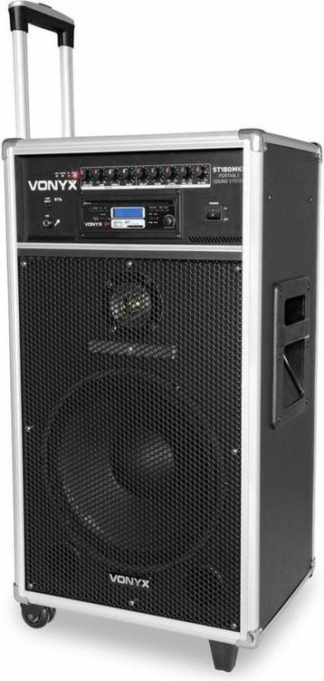 Haut-parleur Vonyx ST180, Musique & Instruments, Enlèvement ou Envoi, Comme neuf, Moins de 500 watts, Moniteur(ampli)